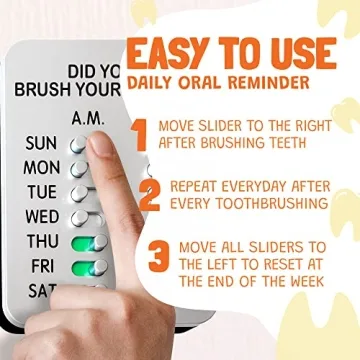 DYFTD Tooth Brushing Reminder - Manual Oral Care Tracker