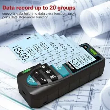 RockSeed Laser Measure 50M/165ft - Accurate Digital Distance Meter