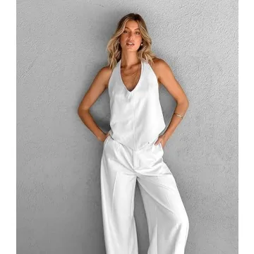 Chic Women's 2-Piece Outfit for Summer Elegance