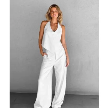 Chic Women's 2-Piece Outfit for Summer Elegance