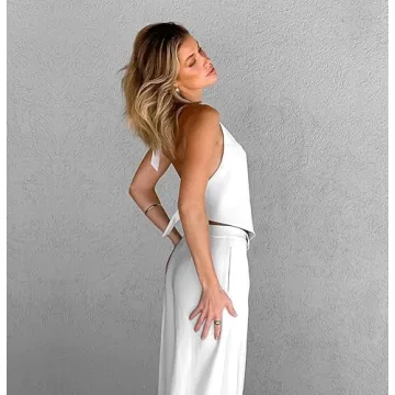 Chic Women's 2-Piece Outfit for Summer Elegance