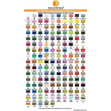 New brothread Polyester Embroidery Thread - 5000M High Quality