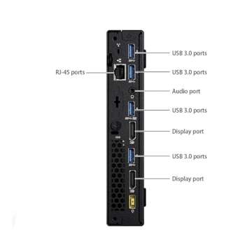Lenovo ThinkCentre M700 Mini PC & 24in Monitor, Renewed