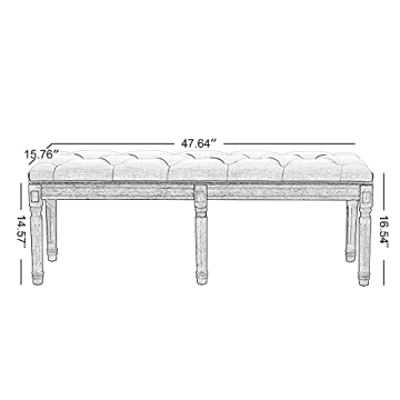 Elegant Virabit Upholstered Bedroom Bench for All Spaces