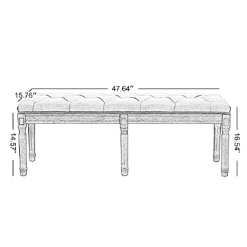 Elegant Virabit Upholstered Bedroom Bench for All Spaces