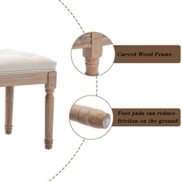 Elegant Virabit Upholstered Bedroom Bench for All Spaces