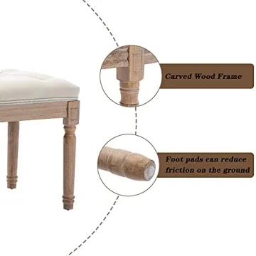 Elegant Virabit Upholstered Bedroom Bench for All Spaces