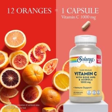 SOLARAY Timed Release Vitamin C 1000mg Immune Support