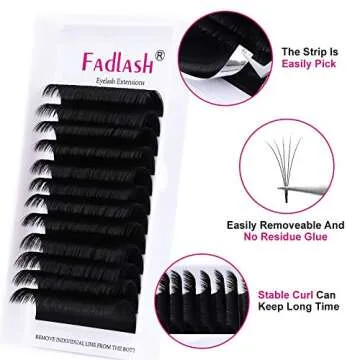FADLASH Volume Lash Extensions 15-20mm Easy Fan Lashes