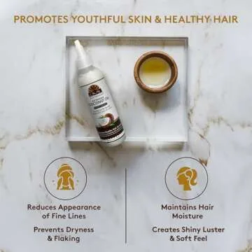 OKAY 100% Coconut Oil for Hair and Skin - 4oz Natural Moisturizer