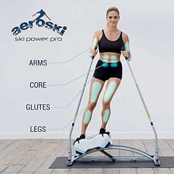 Aeroski Power Pro Home Fitness Simulator for Full-Body Workouts