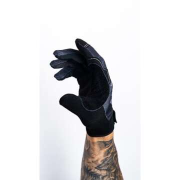 Undersun Workout Gloves - Full Palm Protection & Extra Grip, Gym Gloves for Resistance Bands, Weight Lifting, Training, Fitness, Exercise (Men & Women)