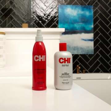 CHI Infra Silk Infusion, Leave-In Reconstructing Treatment To Strengthen & Protect All Hair Types, A...