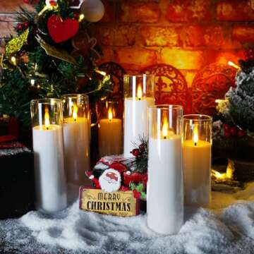 Kakoya Flickering Flameless Candles with Remote Control