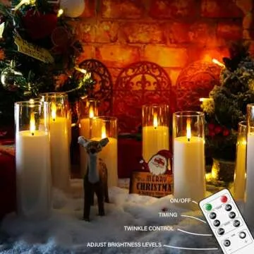 Kakoya Flickering Flameless Candles with Remote Control