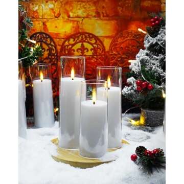 Kakoya Flickering Flameless Candles with Remote Control