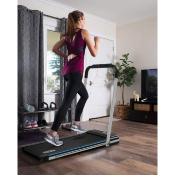 REDLIRO Under Desk Treadmill 2 in 1 Walking Pad, Portable, Folding, Electric, Motorized, Walking and Jogging Machine with Remote Control for Home and Office Workout