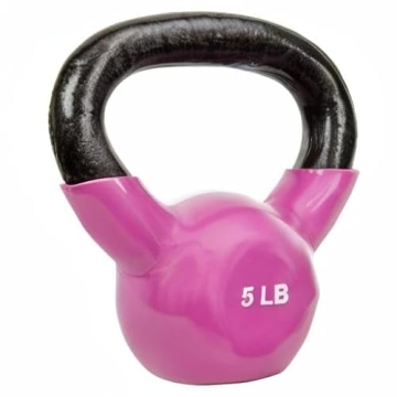 Sunny Vinyl Coated Kettlebell for Effective Strength Training - 5 lbs