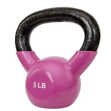 Sunny Vinyl Coated Kettlebell for Effective Strength Training - 5 lbs