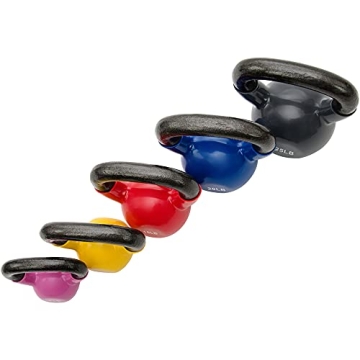 Sunny Vinyl Coated Kettlebell for Effective Strength Training - 5 lbs