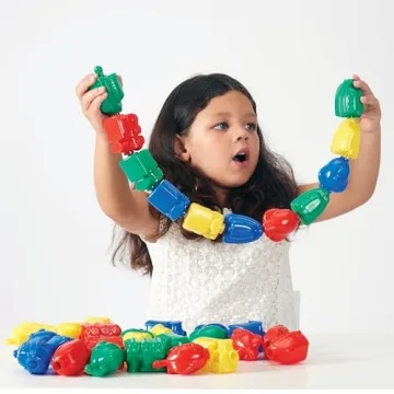 LEARNING ADVANTAGE 36 SNAP BEADS for Toddlers - Fun and Educational