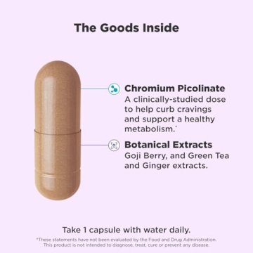 OLLY Combat Cravings - Effective Metabolism Support Supplement