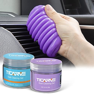 TICARVE 2Pack Cleaning Gel for a Spotless Car Experience