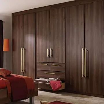 Goo-Ki Vintage Brass Cabinet Knobs - 6-Pack Durable Pulls