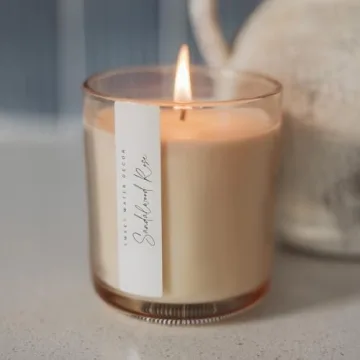 Sandalwood Rose Scented Soy Candle – Cozy Aroma, 50 Hour Burn