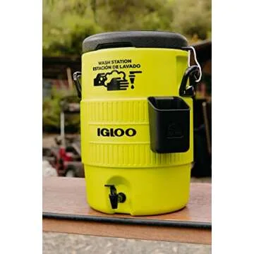 Igloo 10-Gallon Seat Top Wash Station for Easy Hygiene