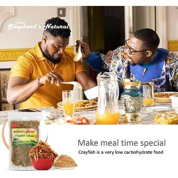 HATF's Whole Dried Crayfish - 4 oz Natural Seasoning