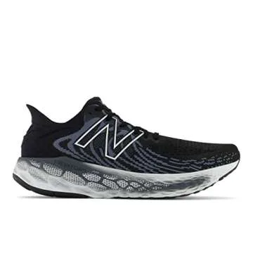 New Balance Women's Fresh Foam 1080 V11 Running Shoe, Black/Thunder, 8