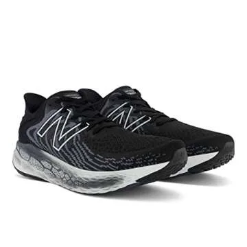 New Balance Women's Fresh Foam 1080 V11 Running Shoe, Black/Thunder, 8