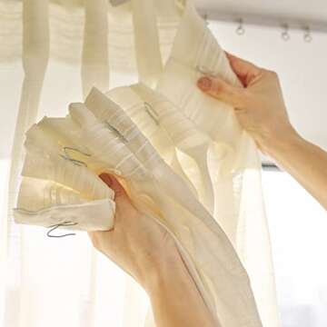 Shappy 120 Pack Drapery Hooks Pins for Curtains, Metal Pinch Pleat Hooks with Clear Box 1.2 Inch for Window Door and Shower Curtain(Silver)