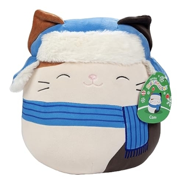 Squishmallows Original 10-Inch Cam The Cat - Official Jazwares Plush - Collectible Soft & Squishy Ki...