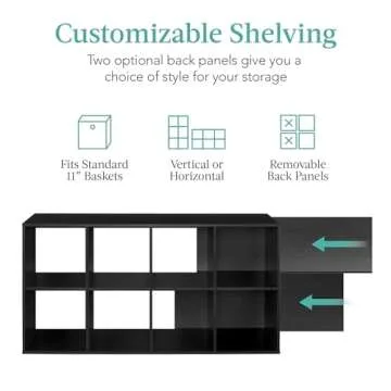 8-Cube Storage Organizer – Versatile & Customizable Design
