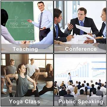 Wireless Microphone System,KIMAFUN 2.4G Wireless Headset Microphone,Headset and Handheld 2 in 1,for Voice Amplifier,Teaching, Computer,Teachers, Speaker,PA System, Smart Phoneandlic Speaking,G120