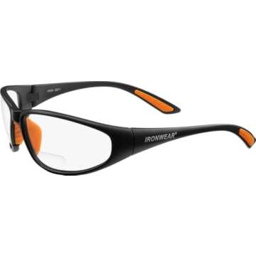 Ironwear 3030 Bifocal Safety Glasses with Comfortable Fit