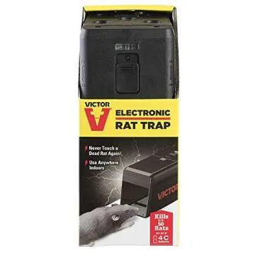 Victor M241 Indoor Electronic Humane Rat and Mouse Trap - No Touch, No See Electric Rat and Mouse Tr...