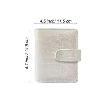 A7 Crocodile Budget Binder Kit - Mini Money Organizer for Saving, Cash Stuffing Envelope System, Pla...