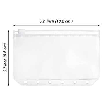 A7 Crocodile Budget Binder Kit - Mini Money Organizer for Saving, Cash Stuffing Envelope System, Planner Binders with Pockets, Sheets and Stickers, Beige