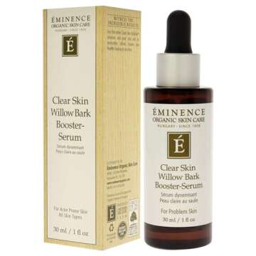 Eminence Organic Clear Skin Serum 1 Ounce for Acne Relief