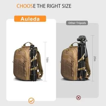Auleda 71" Camera Tripod - Lightweight & Versatile Stand