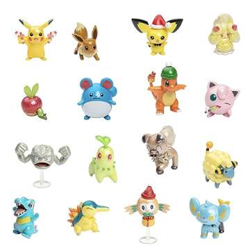 Pokémon 2024 Holiday Advent Calendar Playset for Kids - 24 Piece Christmas Gift Set - Character Figures Include Pikachu, Eevee, Charmander & More! - 16 Pokemon Toys & 8 Accessories - For Boys & Girls 4+