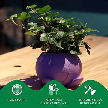 Polymaker PLA Filament Bundle, PLA 3D Printer Filament 1.75mm - PolyTerra PLA Filament 1.75 PLA Bundle of 4, 3 Colors, Green/Red/White