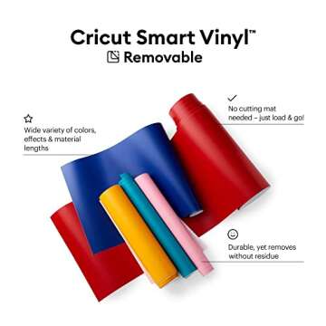 Cricut Smart Removable Vinyl 13in x 12ft for Crafting