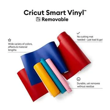 Cricut Smart Removable Vinyl 13in x 12ft for Crafting