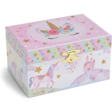 Magical Unicorn Musical Jewelry Box for Girls