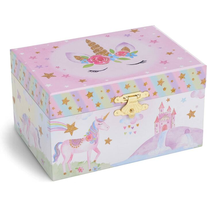 Magical Unicorn Musical Jewelry Box for Girls