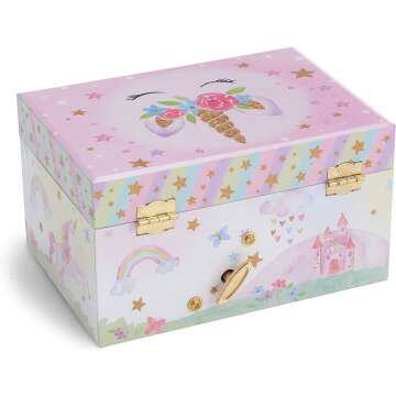 Magical Unicorn Musical Jewelry Box for Girls